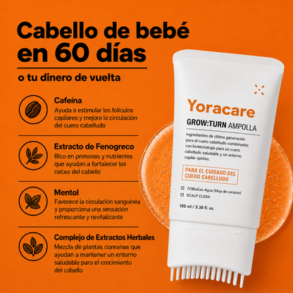 Sérum Coreano N°1 para el Crecimiento del Cabello