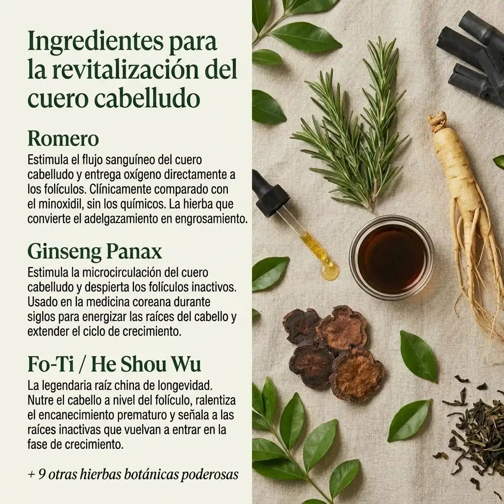 Shampoo de revitalización capilar coreana
